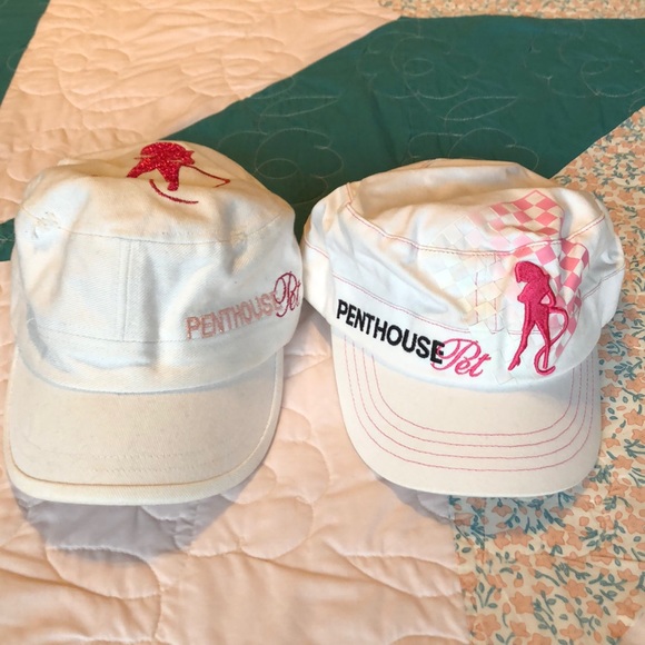 Penthouse Pet of the Year Promo Hats Lot - Picture 10 of 10